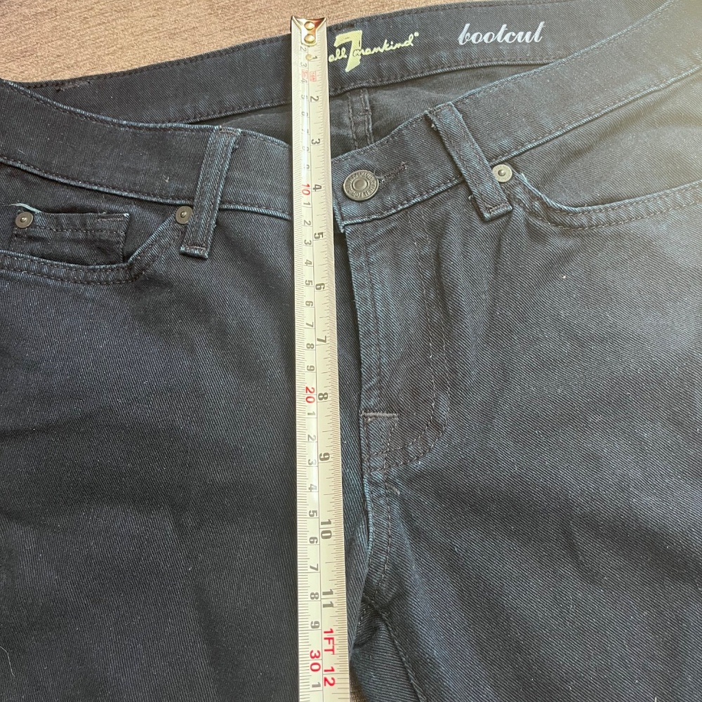 7 For All Mankind Indigo Bootcut Jean 28 - Picture 11 of 12